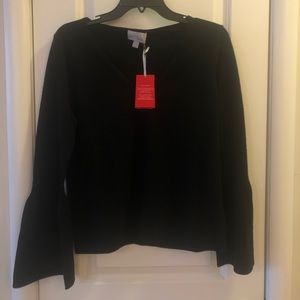 Black cashmere sweater
